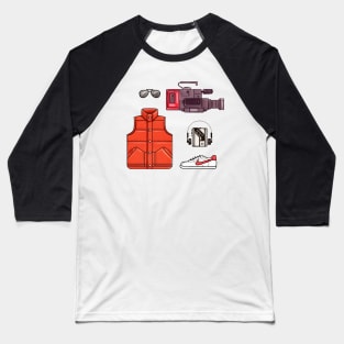 Marty McFly - BTTF part I Baseball T-Shirt